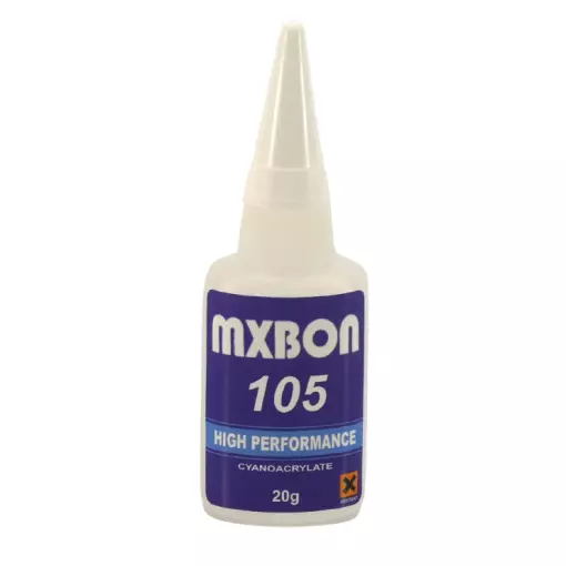 Bottle of HOLI MX Bond 105 cyanoacrylate glue