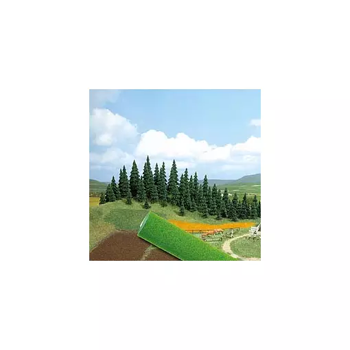 Tapis de décor vert foncé, 100x80 cm