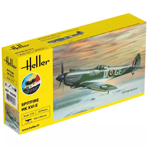 Kit de iniciación Spitfire MK XVI E - Heller 56282 - 1/72
