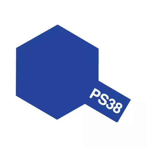Peinture lexan bleu translucide PS-38 - Tamiya 86038