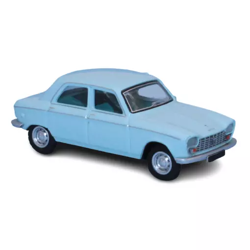 1968 Peugeot 204 berlina blu pastello SAI 6251 - HO 1/87