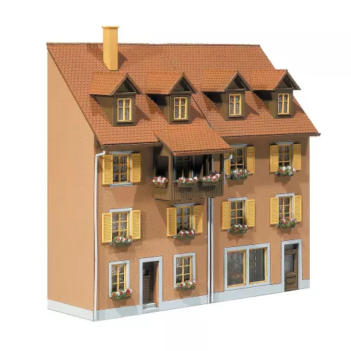 House in relief 2 pcs HO 1/87
