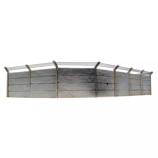 Versterkte betonnen muur kit ARTITEC 10.185 - HO: 1/87 - militair - 32 x 10 x 28 mm