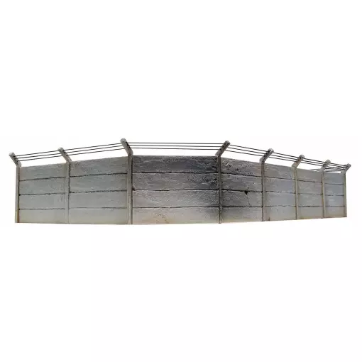 Befestigte Betonmauer als Bausatz ARTITEC 10.185 - HO: 1/87 - Militär - 32 x 10 x 28 mm