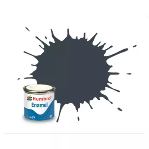 Peinture cellulosique couleur Gris Foncé Mat N°32 - Humbrol AA1506 - 14 mL