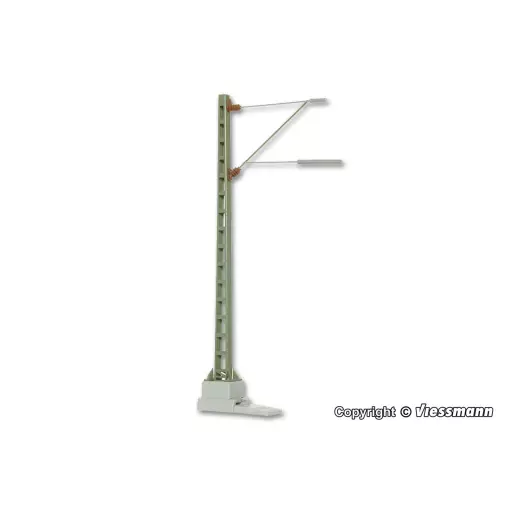 VIESSMANN 4110 line mast with extension arm - HO 1/87