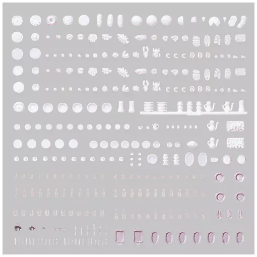 Stoviglie - Preiser 17220 - HO 1/87