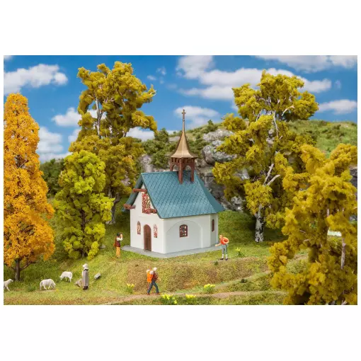 Cappella di montagna - Faller 131360 - HO 1/87 - 90x67x122mm