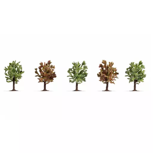  Pack de 5 arbres fruitiers Noch 25615- HO | TT | N | Z - hauteur 80 mm