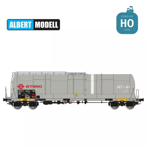 Wagon citerne grande capacité 85m3 Zas Ermewa - ALBERT MODELL 796008 - EP VI - HO 1/87