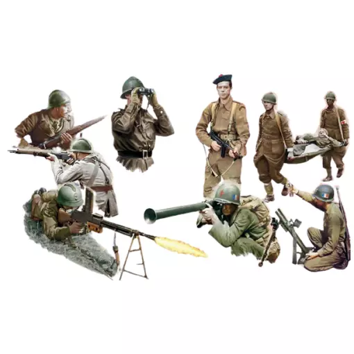 Infanterie FFL 2ème G.M. - Italeri 6189 - 1/72