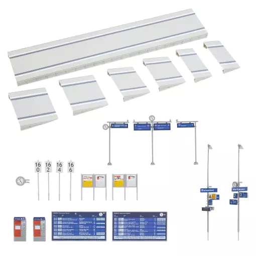 Modern dock with accessories FALLER 120202 - HO 1/87