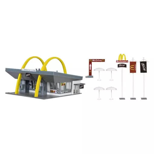 Ristorante McDonald's con McDrive Vollmer 43634 - HO : 1/87 - 176 x 158 x 98 mm