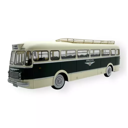 Reisebus Renault R4190 "Transcar" Grün/Creme 75 REE MODELES CB136 - HO 1/87