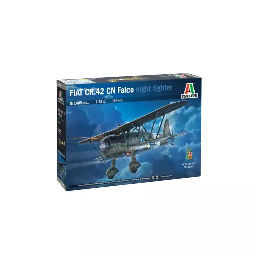 FIAT CR.42 CN“Falco”Chasse de Nuit - Italeri 1485 - 1/72 
