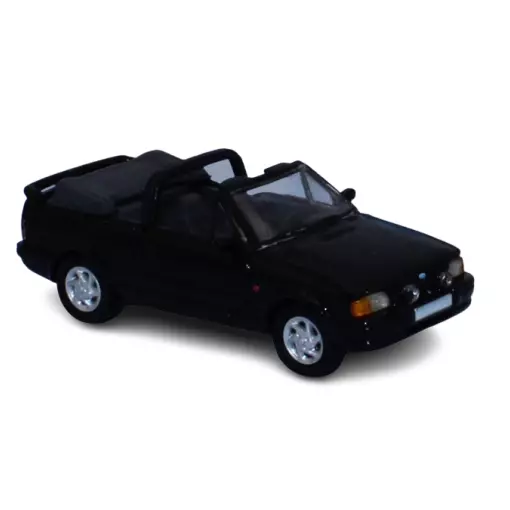 Ford Escort MK IV convertible, black, PCX 870159 - HO 1/87