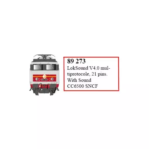 Loksound V5 21 Pin Decoder for CC6500 - LS Models 89273