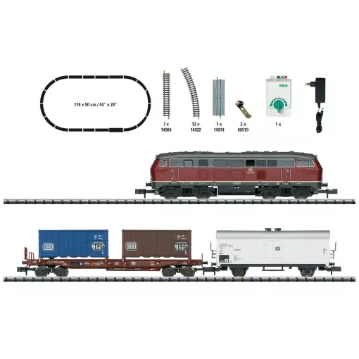 Coffret de Départ - Train de Marchandise - DB - MINITRIX 11146 - N : 1/160 - Analogique 