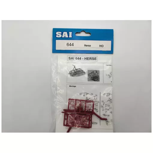 Kit di diversi erpici rossi SAI 644 - HO 1/87