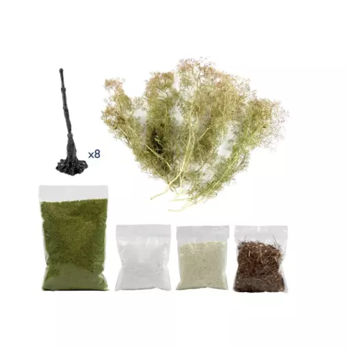 Kit de Création d’Arbres Hivernaux Réalistes - WWScenics WSLF-063