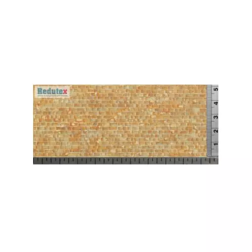Decoratieve plaquette - Redutex 087BF121 - HO / OO - Onregelmatig stenen blok