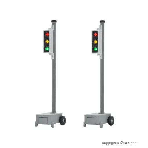 Feu de chantier/de circulation, 2 pièces - Viessmann 5099 