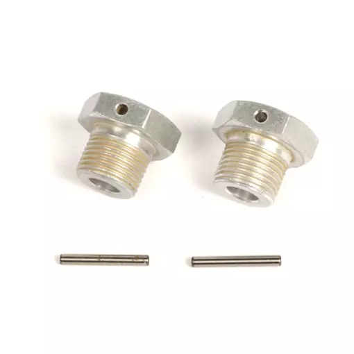 Hexagones de roues avec axes pour Pirate - T2M T4967/07A - 1/10