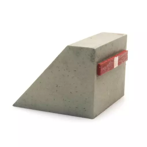 Eine Pufferhaltestelle aus Beton - ARTITEC 387.295 - HO: 1/87