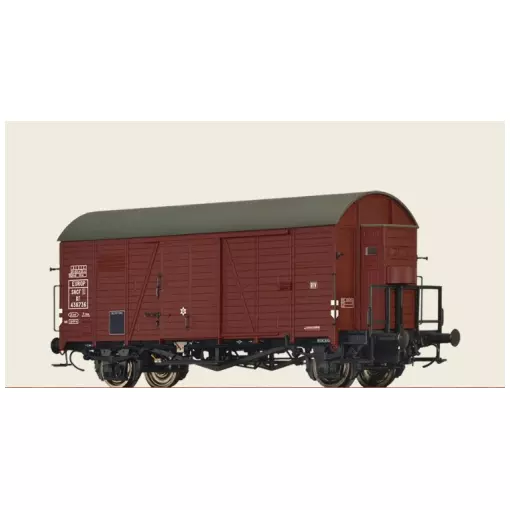 Wagon couvert Kf - Brawa 50750 - HO 1/87 - SNCF - EP III - 2R