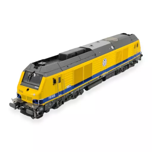 Locomotora diesel BB75103 OS.KAR 7502DCCS - HO : 1/87 - TSO - EP VI