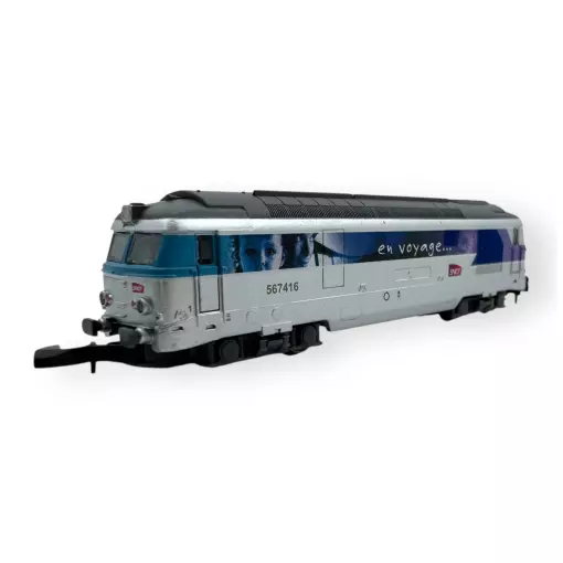 Locomotive diesel BB 67416 En Voyage - Azar Models L01-EV1D - Z 1/220 - SNCF - Ep V - Digital sound - 2R