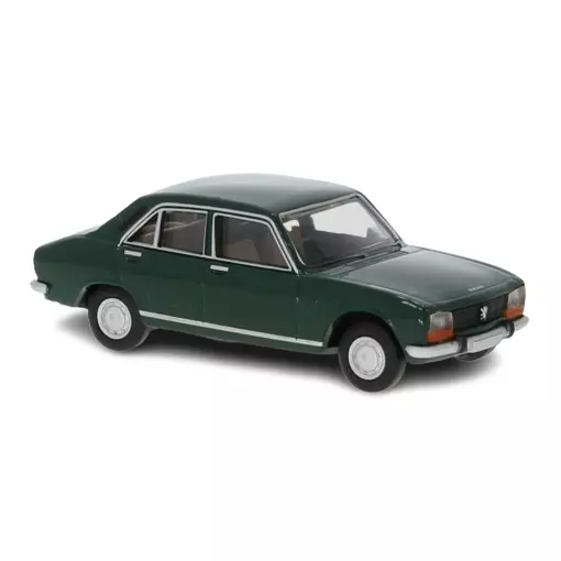 Voiture Peugeot 504 berline vert émeraude BREKINA 29118 SAI 2086 - HO 1/87