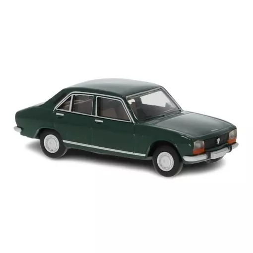 Peugeot 504 berlina verde esmeralda BREKINA 29118 SAI 2086 - HO 1/87