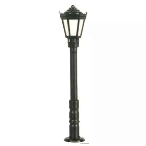 Lampadaire ancien de rue, LED blanc chaud - Viessmann 6470 - N 1/160