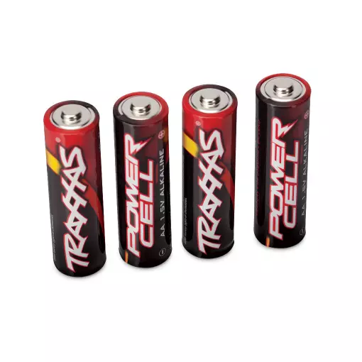 Lot de 4 piles alcalines LR6 AA 1,5V - Traxxas 2914