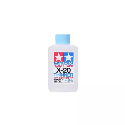 Diluant Acrylique peinture ENAMEL X20 TAMIYA 80040 - 250 mL