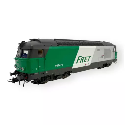 Locomotiva diesel BB 67471 Fret - Ree Modèles MB241SAC - HO 1/87 - SNCF - Ep V - Fumigatore digitale - 3R