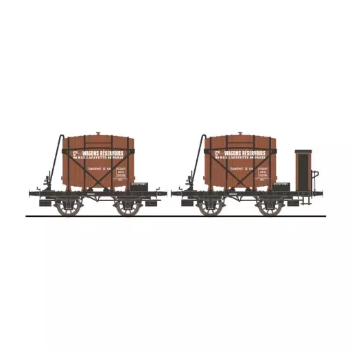 Set de 2 wagons foudres "CWR"- Makette 4501 - HO 1/87 - SNCF - 2R - EP II