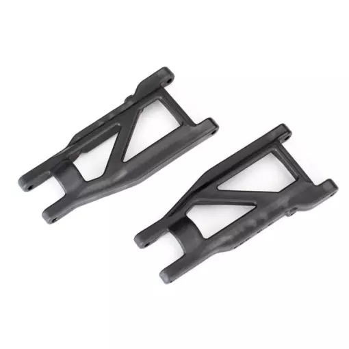 Triangles de suspension inférieur AV/AR renforcés noir (x2) - Traxxas 3655R