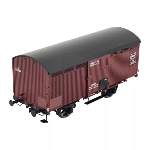 Wagon primeur 10T rouge sideros REE MODELES WB760 - PLM - HO 1/87 - EP II