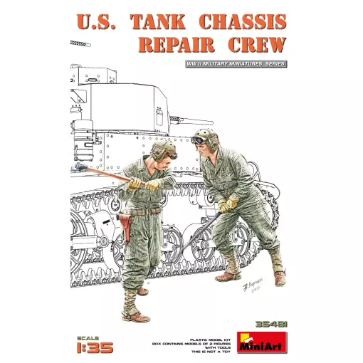 Équipe de réparation de châssis de chars américains - MiniArt 550035481 - 1/35