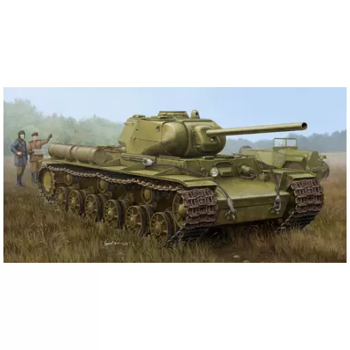 Tanque pesado soviético KV-1S/85 - Trumpeter 01567 - 1/35