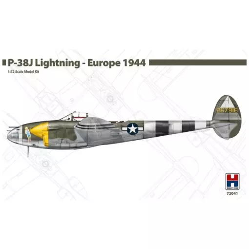 P-38J Lightning 1944 - Hobby 2000 72041 - 1/72 