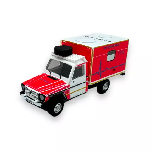 Camionnette service de secours Mercedes Benz classe G - Schuco 452674300 - HO 1/87