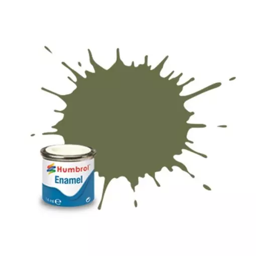 Peinture cellulosique couleur Vert Pré Mat N°80 - Humbrol AA0881 - 14 mL