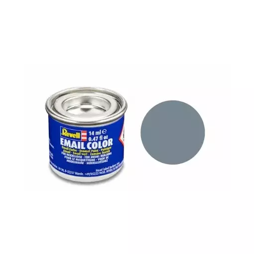 Peinture Émaillée Gris Mat RAL 7000, 14ml - Revell 32157