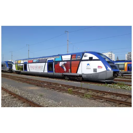 Autorail Diesel X73500 - JOUEF HJ2436 - SNCF - HO 1/87 - EP VI - 2R - Analogique