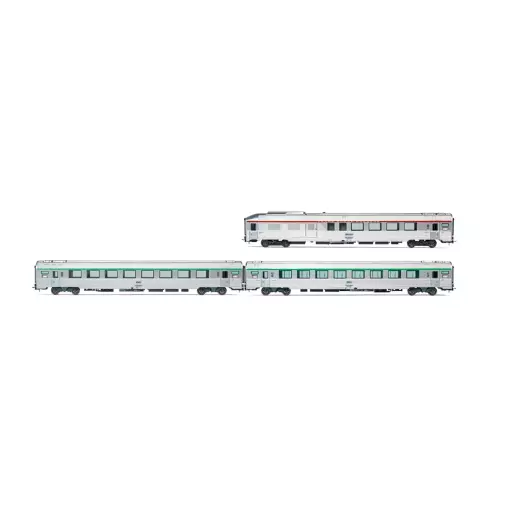 COFFRET 1/2 DE 3 VOITURES EC ETOILE DU NORD - JOUEF HJ4196 - SNCF - EP V - 2R