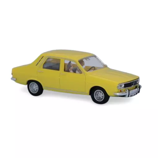 Renault 12 jaune - SAI 1648 - HO 1/87
