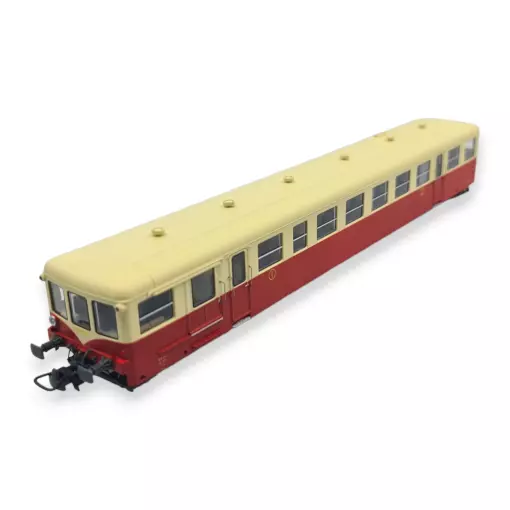 Trailer XR-7354 Red/Cream "LYON-VAISE" REE MODELS VB441AC - SNCF - HO 1/87